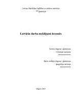 Konspekts 'Latviešu darba meklējumi ārzemēs', 1.