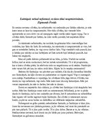 Eseja '"Laimīgais nekad nefantazē, to dara tikai neapmierinātais." Zigmunds Freids', 1.