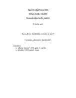 Konspekts 'Komentārs žurnālistikā', 1.