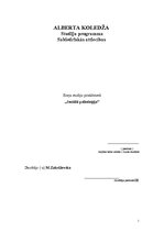 Eseja 'Sociālā psiholoģija', 1.