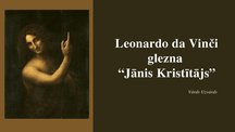 Referāts 'Leonardo da Vinči glezna "Jānis Kristītājs"', 1.
