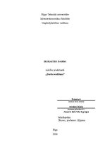 Referāts 'Darba vadīšana', 1.