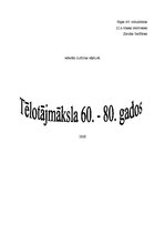 Referāts 'Tēlotājmāksla 60.-80.gados', 1.