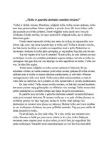 Eseja 'Ticība ir gatavība darboties noteiktā virzienā', 1.