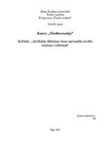 Referāts 'Juridiskās doktrīnas loma nacionālās tiesību sistēmas veidošanā', 1.
