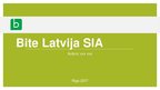 Prezentācija 'SIA "Bite Latvija" analīze', 1.