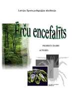 Referāts 'Ērču encefalīts', 1.