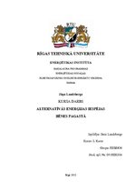 Referāts 'Alternatīvās enerģijas iespējas Bēnes pagastā', 1.