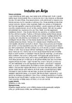 Konspekts 'Raiņa lugas "Indulis un Ārija" analīze', 1.