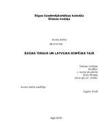 Referāts 'Āzijas tirgus un Latvijas iespējas tajā', 1.