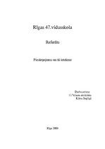 Referāts 'Piesārņojums un tā ietekme', 1.