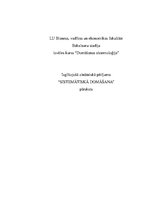 Referāts 'Sistemātiskā domāšana', 1.