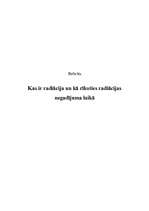 Referāts 'Kas ir radiācija un kā rīkoties radiācijas negadījuma laikā', 1.