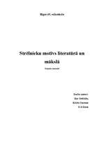 Referāts 'Strēlnieku motīvs literatūrā un mākslā', 1.