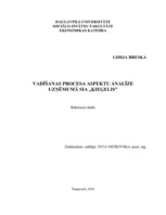 Diplomdarbs 'Vadīšanas procesa aspektu analīze uzņēmumā SIA "Ķieģelis"', 1.