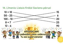 Prezentācija 'Matemātika ar mīļākajiem varoņiem: aizraujoši uzdevumi 1.–2. klasei', 15.