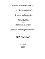 Prakses atskaite 'Grāmatvedības prakse', 1.