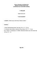 Konspekts 'Finanšu tirgus, naudas teorija. Bankas un kredīts', 1.