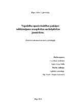 Referāts 'Vajadzību apmierinātības pakāpes salīdzinājums mazpilsētas un lielpilsētas  jaun', 1.