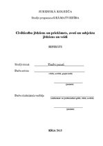 Referāts 'Civiltiesību jēdziens un priekšmets, avoti un subjektu jēdziens un veidi', 1.