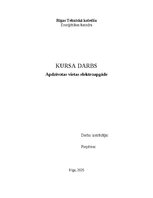 Konspekts 'Apdzīvotas vietas elektroapgāde', 1.