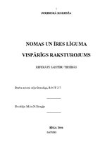 Referāts 'Nomas līgums', 1.