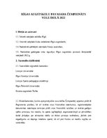 Paraugs 'Volejbola sacensību nolikums', 1.