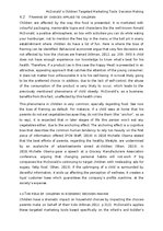 Referāts 'Mcdonald`s children targeted marketing tools: decision making', 10.