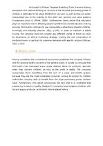 Referāts 'Mcdonald`s children targeted marketing tools: decision making', 11.