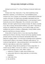 Konspekts 'Krievija starp tradīcijām un Eiropu', 1.