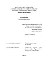 Prakses atskaite 'Prakses atskaite Valsts ieņēmumu dienests', 1.