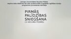 Prezentācija 'Pirmās palīdzības sniegšana (3 vecuma posms)', 1.