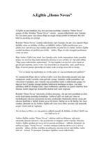 Eseja 'A.Eglītis "Homo Novus"', 1.