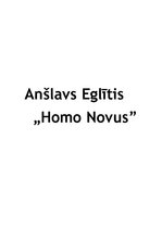 Eseja 'A.Eglītis "Homo Novus"', 5.
