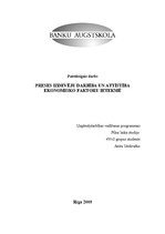 Referāts 'Preses izdevēju darbība un attīstība ekonomisko faktoru ietekmē', 1.