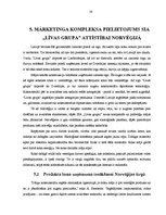 Referāts 'Mārketinga kompleksa izstrāde SIA "Līvas grupa" ienākšanai Norvēģijā', 19.