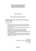 Konspekts 'Demokrātija – politiskā sistēma. Varas dalīšanas un vēlēšanu sistēmas', 1.