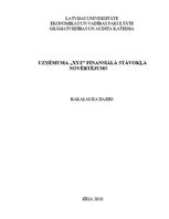 Diplomdarbs 'Uzņēmuma "XYZ" finansiālā stāvokļa novērtējums', 1.