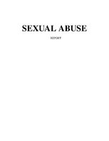 Referāts 'Sexual Abuse', 1.