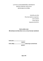 Referāts 'Birokrātijas vara un loma Latvijā mūsdienās', 1.