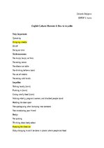 Konspekts 'English culture - manners & how to be polite', 1.