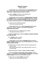 Konspekts 'Ilgstošā tagadne angļu valodā', 1.