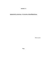 Referāts 'Krimināllikuma 175. panta piemērošana', 1.