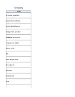 Konspekts 'Information Technology - glossary', 1.