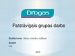 Prezentācija 'Klientu attiecību vadīšanas apskats AS "Drogas"', 1.