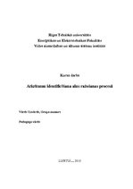 Referāts 'Atkritumu identificēšana alus ražošanas procesā', 1.