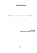 Eseja 'Laika faktors biznesa attiecībās un lietišķajā saskarsmē Spānijā', 5.