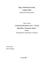 Referāts 'Uzņēmēja informācijas avots – Latvijas Republikas Uzņēmumu reģistrs', 1.