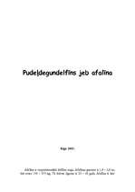 Referāts 'Pudeļdegundelfīns jeb afalīna', 1.