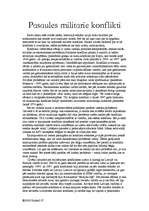 Eseja 'Pasaules militārie konflikti', 1.
